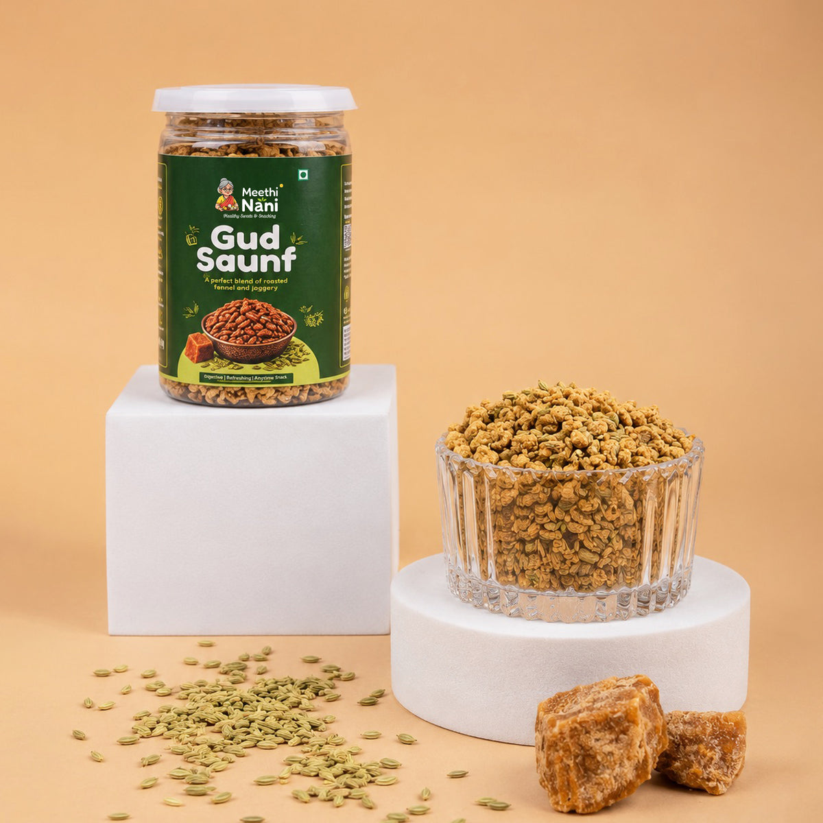 Gud Saunf – Jaggery Coated Fennel Seeds